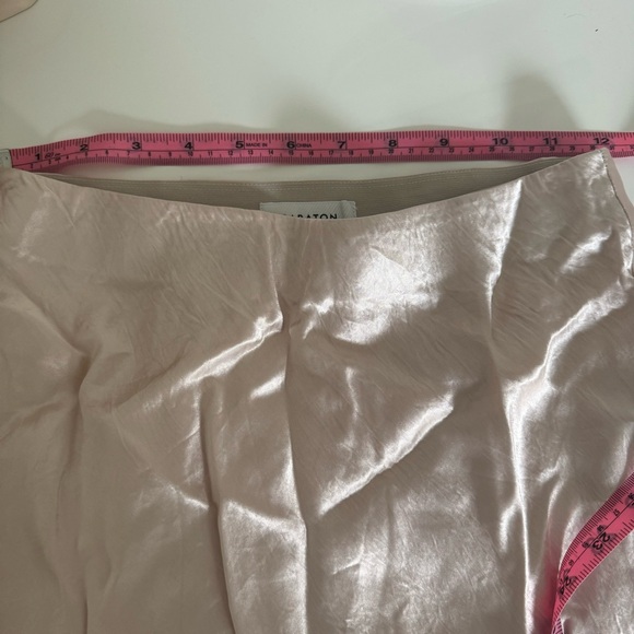 Aritzia Satin Pink Skirt - Picture 6 of 6